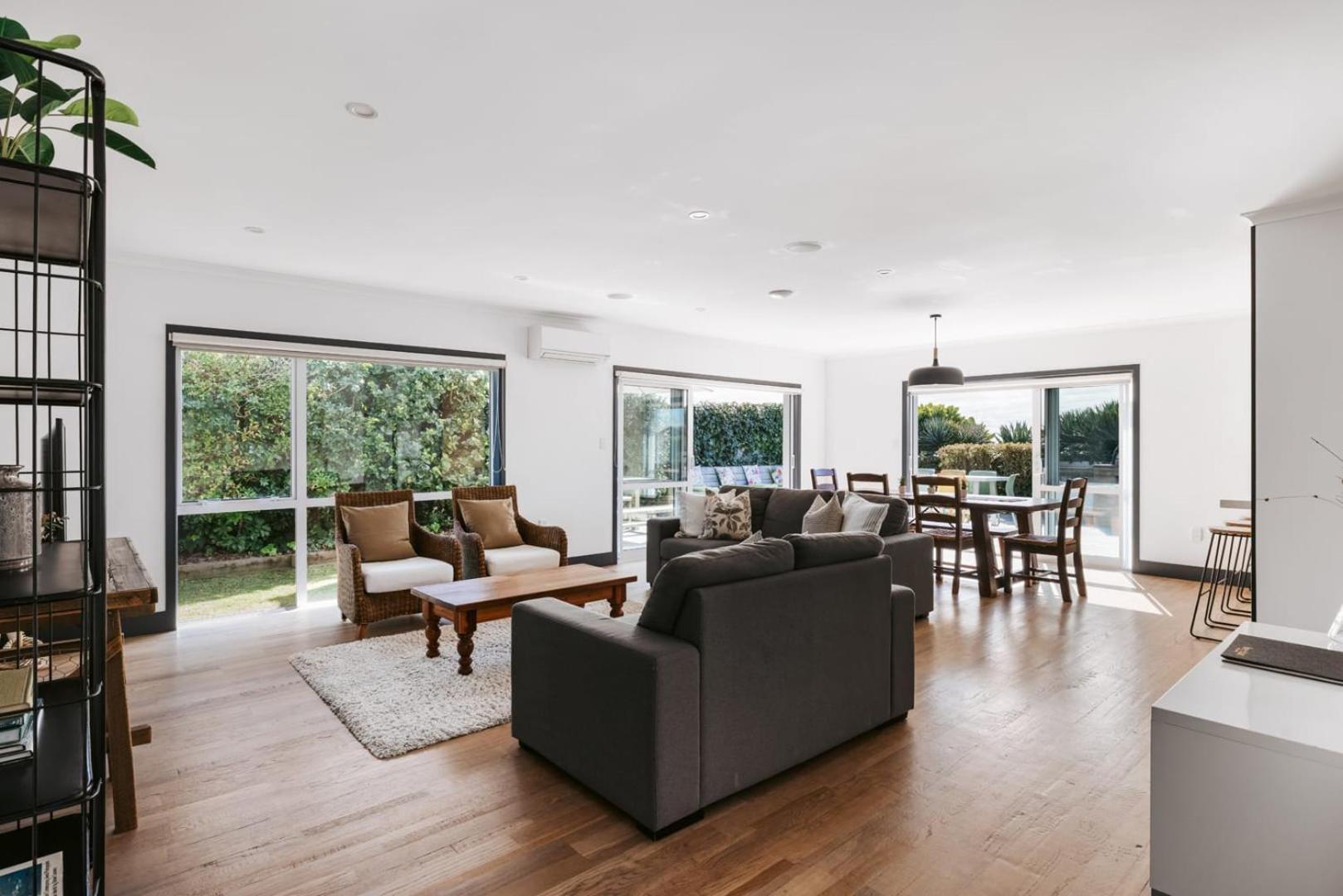הוילה מאונט מאונגאנוי Seaside Beach Retreat - Outdoor Living מראה חיצוני תמונה